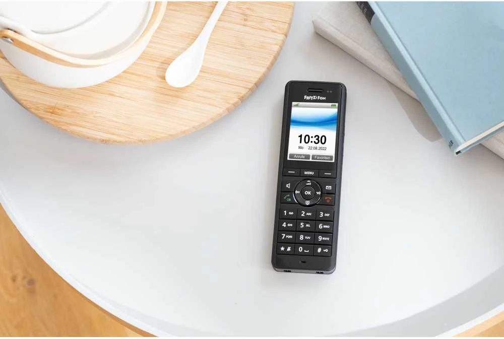 AVM Fon FRITZ! X6 DECT telefonas Skambintojo ID Juoda