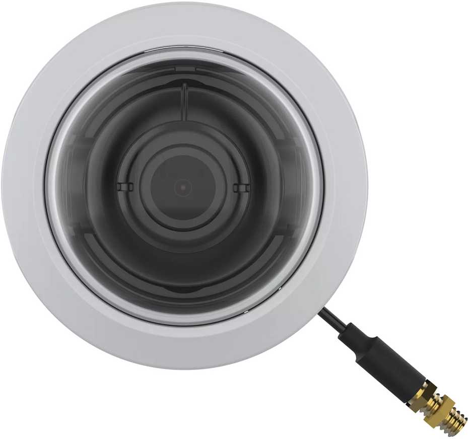 Kamera IP Axis Monitoringu kopułkowa wewnętrzna kolorowa F series F4108 3840 x 2160 - 4K - Złącze M12 - stała przysłona - stała ogniskowa - zgodna su TAA (03055-001)