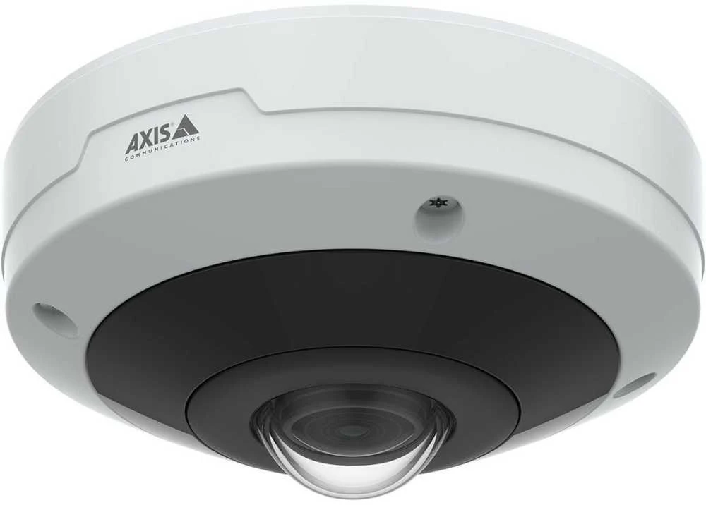 „Axis M4318-PLVE“ į ausį įdedama IP apsaugos kamera, skirta vidaus patalpoms, 2992 x 2992 pikseliai, montuojama ant lubų / sienos.