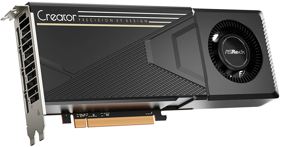 Vaizdo plokštė Grafikos plokštė ASRock Intel Arc Pro B70 Creator, 32GB GDDR6, 4x DisplayPort