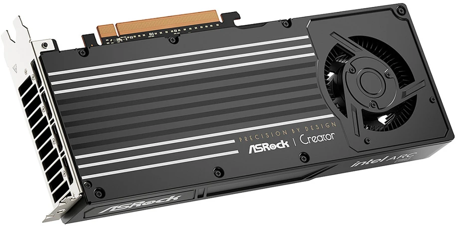 Vaizdo plokštė Grafikos plokštė ASRock Intel Arc Pro B70 Creator, 32GB GDDR6, 4x DisplayPort