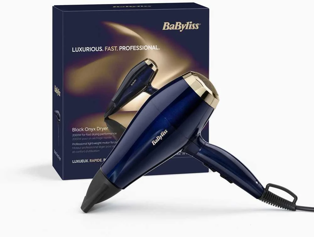 BaByliss Juodas Onyx Plaukų džiovintuvas