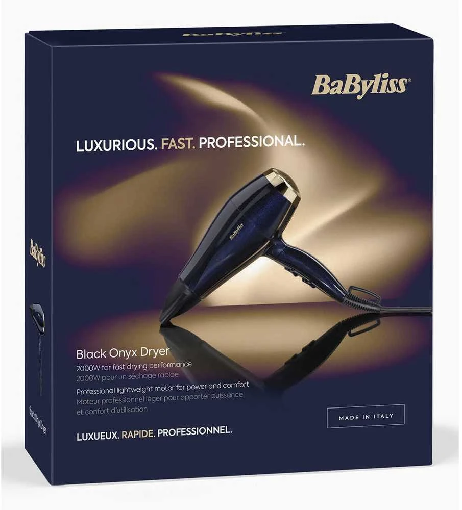 BaByliss Juodas Onyx Plaukų džiovintuvas