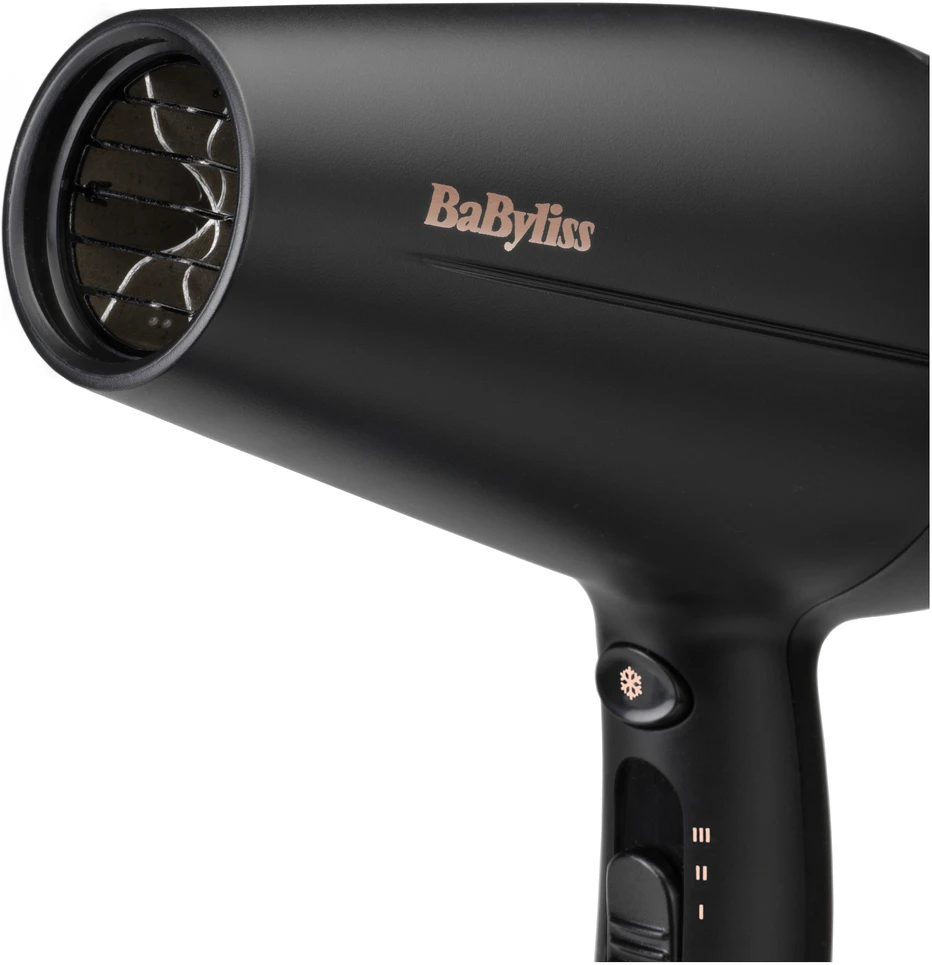 BaByliss Plaukų džiovintuvas Turbo Shine D570DE, Juodas