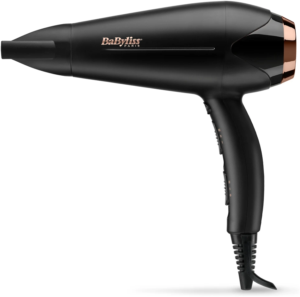 BaByliss Plaukų džiovintuvas Turbo Shine D570DE, Juodas