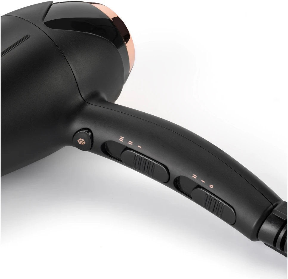 BaByliss Plaukų džiovintuvas Turbo Shine D570DE, Juodas