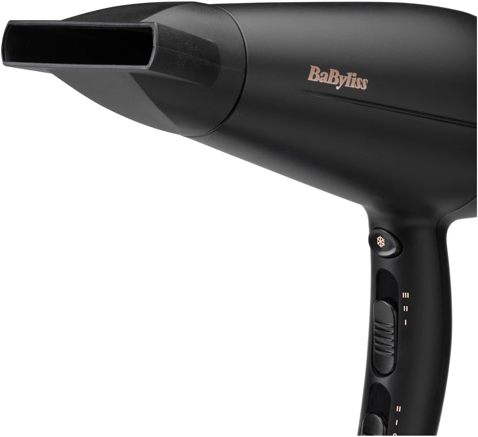 BaByliss Plaukų džiovintuvas Turbo Shine D570DE, Juodas