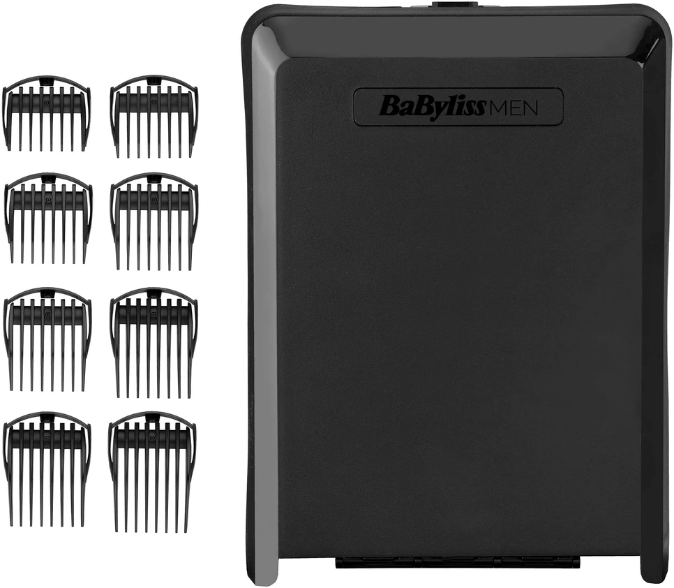 Plaukų Kirpimo Mašina - Babyliss E990E Japonų Plienas Ličio Jonų 160min Belaidė Mėlyna Juoda