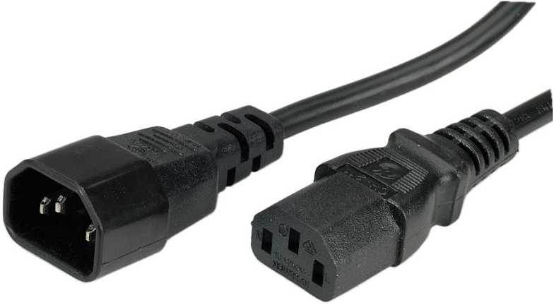Bachmann maitinimo kabelis BACHMANN laidas šaldymo įrangai 2,5 m juodas IEC320 C13-C14, 2,5 m