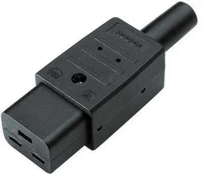 Bachmann Verschiedene BACH 915.174 IEC lizdas su Schuko C19 65C 16A 250V sw