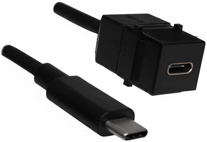 Bachmann BACHMANN Keystone jungtis USB 3.1 tipo C moteriška / moteriška, 0,5 m