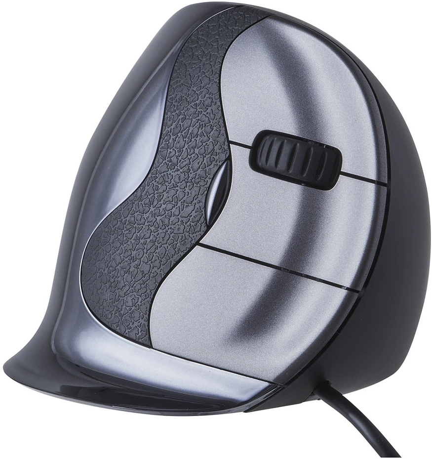 Carruzzo BakkerElkhuizen Evoluent D kompiuterinė pelė Biuras dešinei rankai USB A tipo Lazeris 3200 DPI