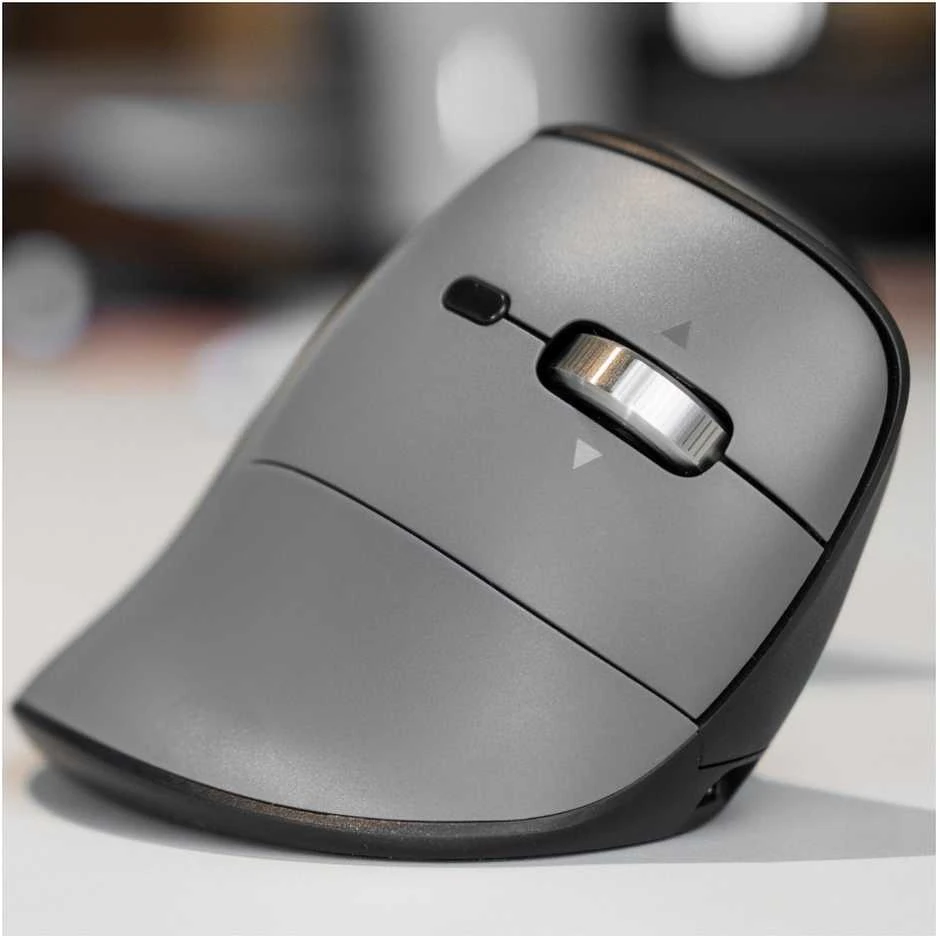 Bakker Elkhuizen Carruzzo BakkerElkhuizen FastForward Pro pelė kompiuterinė pelė Biuras dešinei rankai RF belaidė + Bluetooth + USB Type-C Optinis 5000 DPI