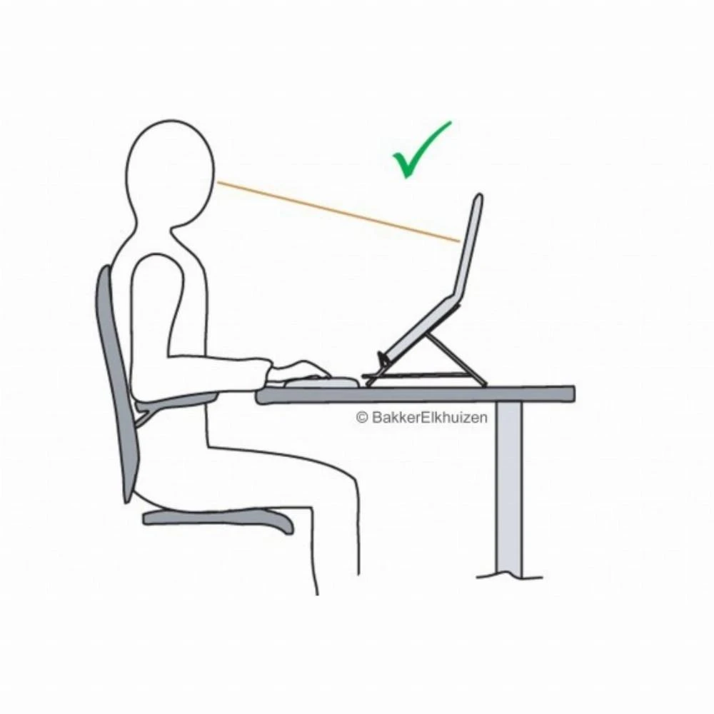 Bakker Elkhuizen Carruzzo BakkerElkhuizen FlexTop 270 Nešiojamojo kompiuterio stovas Pilka 40,6 cm (16″)