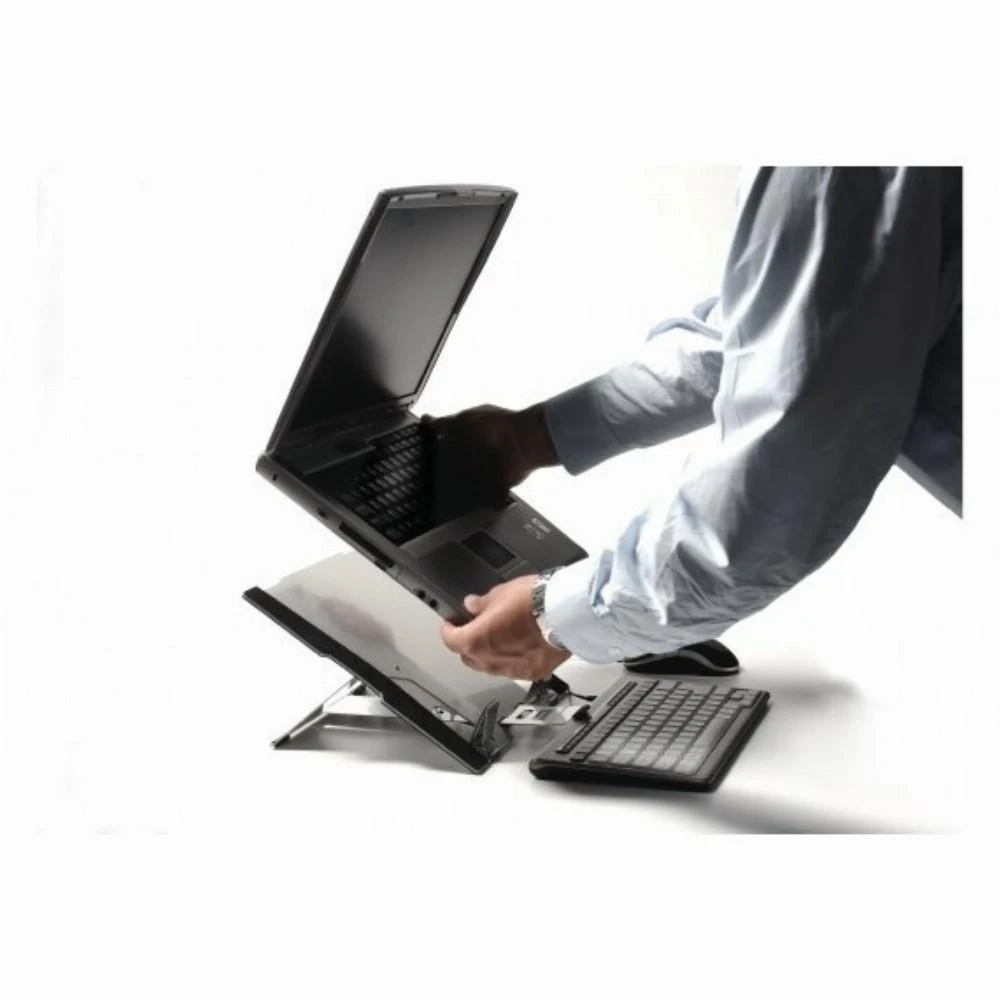 Bakker Elkhuizen Carruzzo BakkerElkhuizen FlexTop 270 Nešiojamojo kompiuterio stovas Pilka 40,6 cm (16″)