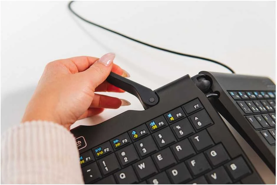 Bakker Elkhuizen Klaviatūra BakkerElkhuizen Goldtouch Travel Go2 Klaviatūra (QWERTZ) ergonomisch