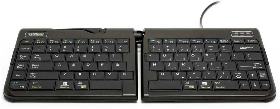 Bakker Elkhuizen Klaviatūra BakkerElkhuizen Goldtouch Travel Go2 Klaviatūra (QWERTZ) ergonomisch