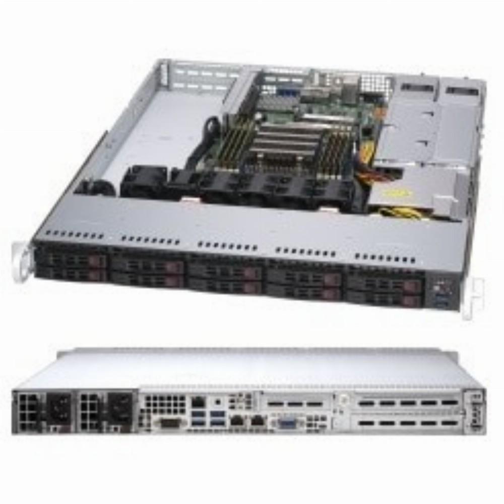 Super Micro Computer Supermicro A+ Server 1114S-WTRT Socket SP3 Stovas (1U) Juoda