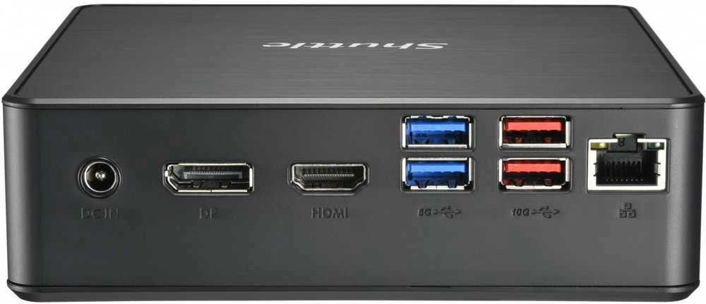 Shuttle NC40U5 Barebone 0.84L dydžio asmeninis kompiuteris, juodas, i5-1235U, Intel SoC