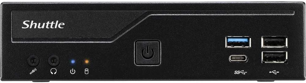 Barebone ShuttleBarebone XPC slim DH610 Juodas