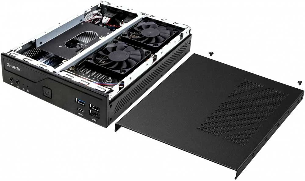 Barebone ShuttleBarebone XPC slim DH610 Juodas