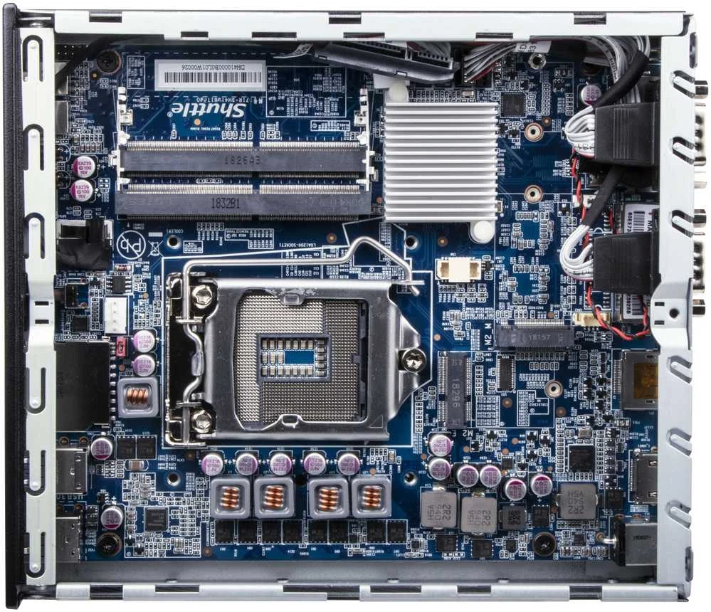 Barebone ShuttleBarebone XPC slim DH610 Juodas