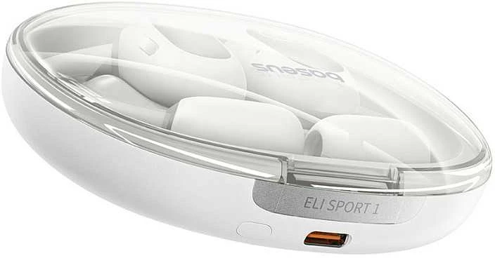 Ausinės TWS Baseus Eli Sport 1, (baltos)