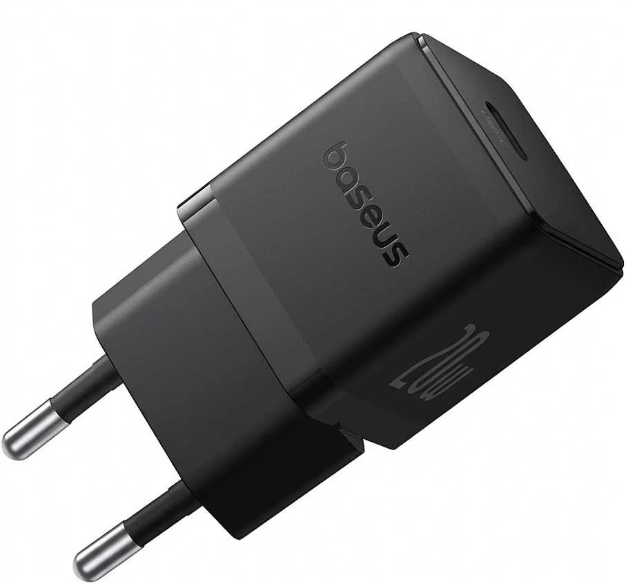 Baseus Palm 20 W dvigubas USB greitas įkroviklis juodas (P10111608113-00)