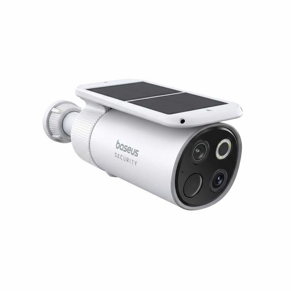 „Baseus Security S1 Pro Dual 3K“ lauko stebėjimo rinkinys (2 kameros) – baltos spalvos