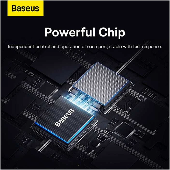 4in1 Hub Baseus UltraJoy USB-C iki USB 3.0 (pilka erdvė)