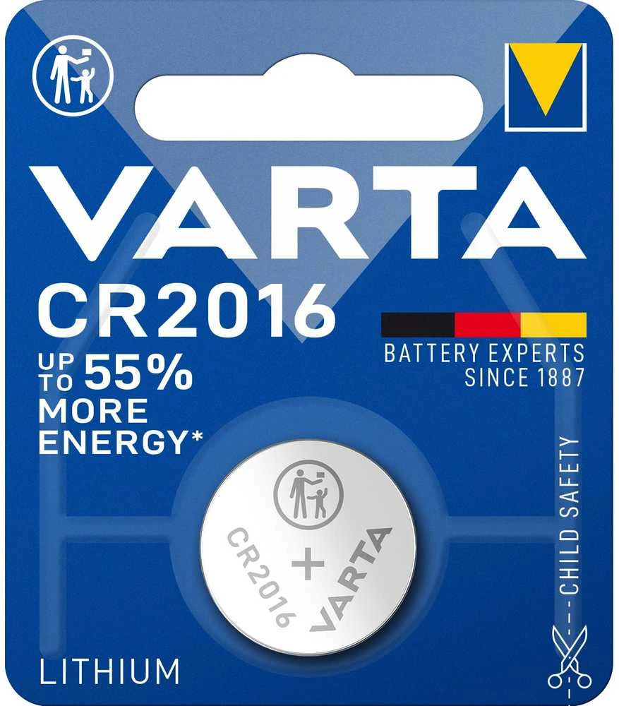 Varta CR2016 3V ličio baterija 1 vnt