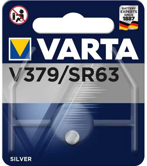 Varta V 379 Vienkartinė baterija SR63 Sidabro oksidas (S)