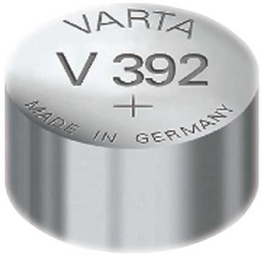 Varta sagos formos elementas V392 didelės srovės 1,55 V 38 mAh, 1 lizdinė plokštelė