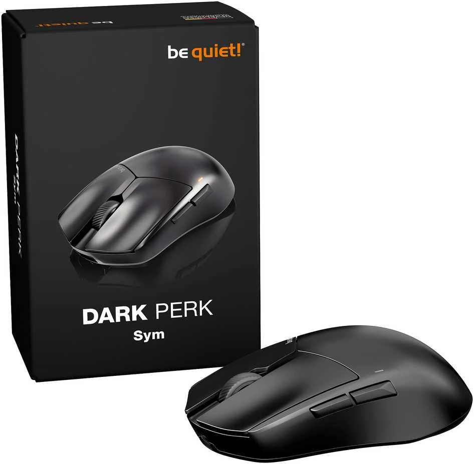 be quiet Dark Perk Sym Belaidė pelė žaidimams 2.4GHz USB