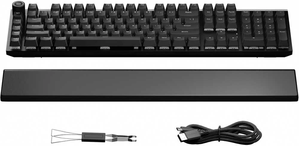 be quiet! Light Mount Silent Linear Klaviatūra žaidimams USB DE RGB
