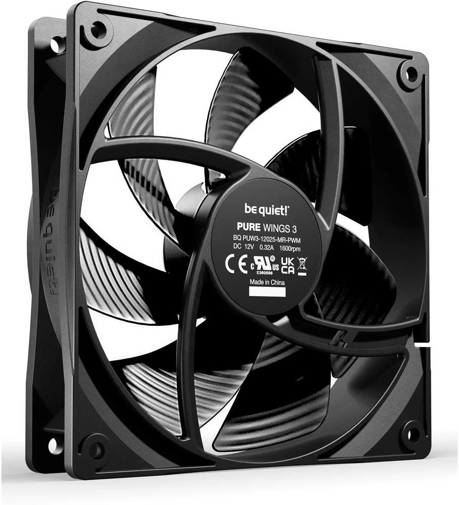 be quiet! Pure Wings 3 120mm ventiliatorius su technine informacija