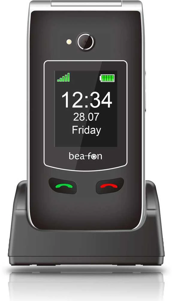 Beafon Išmanusis telefonas Bea-fon SL645plus LTE Juodas - 1,000 mAh - 7.11 cm