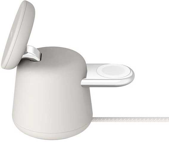 Belkin BOOST Charge PRO 15W mag. Charg.Qi2 2in1 smėlio spalvos WIZ027vfH37