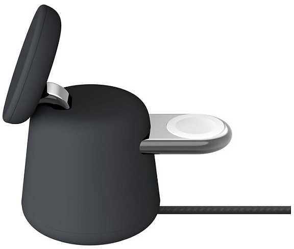 Belkin BOOST Charge PRO 15W mag. Cha.Qi2 2in1 drkggray WIZ027vfH36