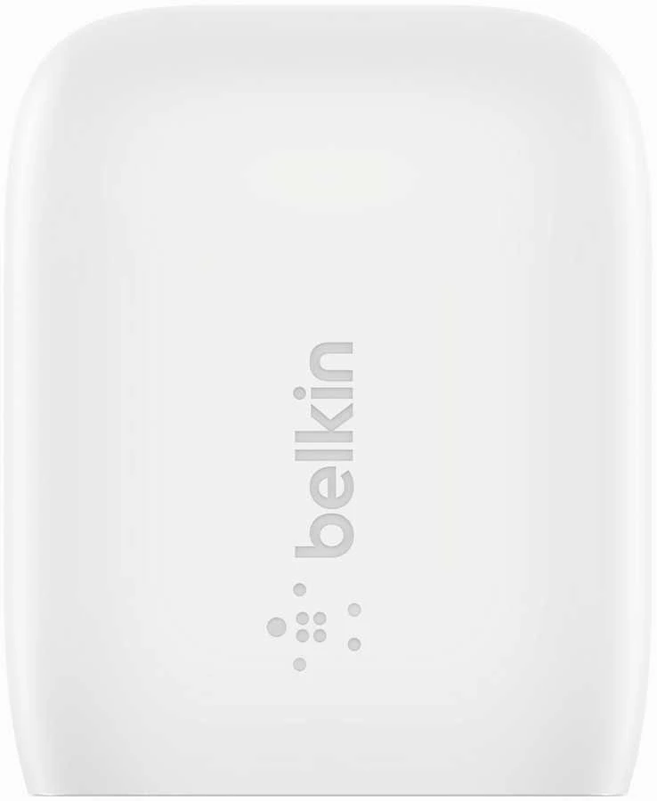 Įkroviklis buitinis Belkin Boost Charge 20W USB-C PD + USB-C to Lightning kabelis baltas
