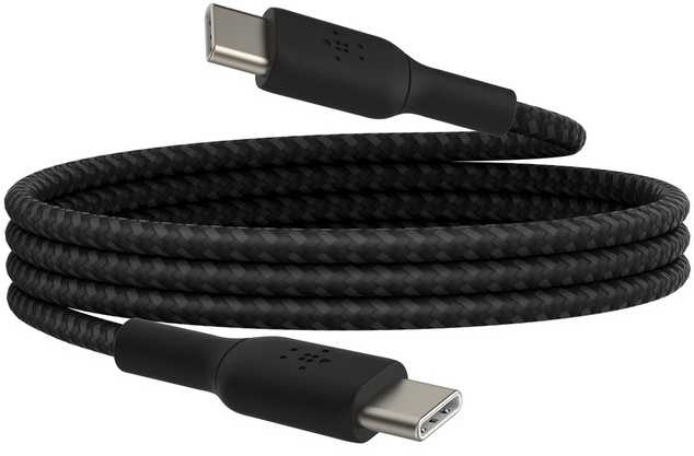 Kabelis USB Belkin USB-C - USB-C 0.15 m Juodas (CAB004BT0MBK)