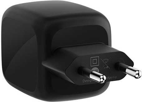 Įkroviklis Belkin BOOSTCHARGE WCH020KQBK PD + PPS 2x USB-C 67 W Juodas (WCH020KQBK)