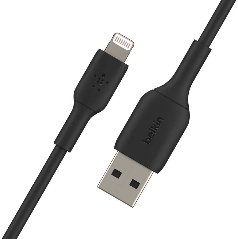 USB laidas Belkin Boost Charge USB-A to Lightning 1.0m juodas
