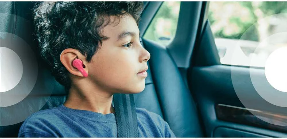 Ausinės Belkin Soundform Nano Belaidės Kids In-Ear rožinė PAC003btPK
