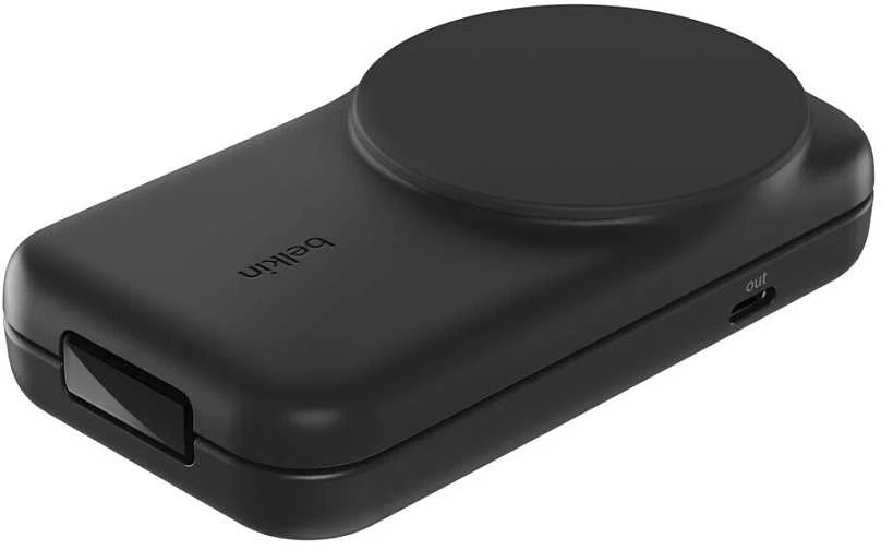 Belkin „UltraCharge“ 25 W Qi2 magnetinis 2 viename sulankstomas įkroviklis, juodas WIZ038kqBK