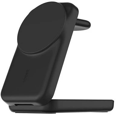 „Belkin UltraCharge 25W Qi2“ magnetinis 3 viename sulankstomas įkroviklis, juodas WIZ036kqBK