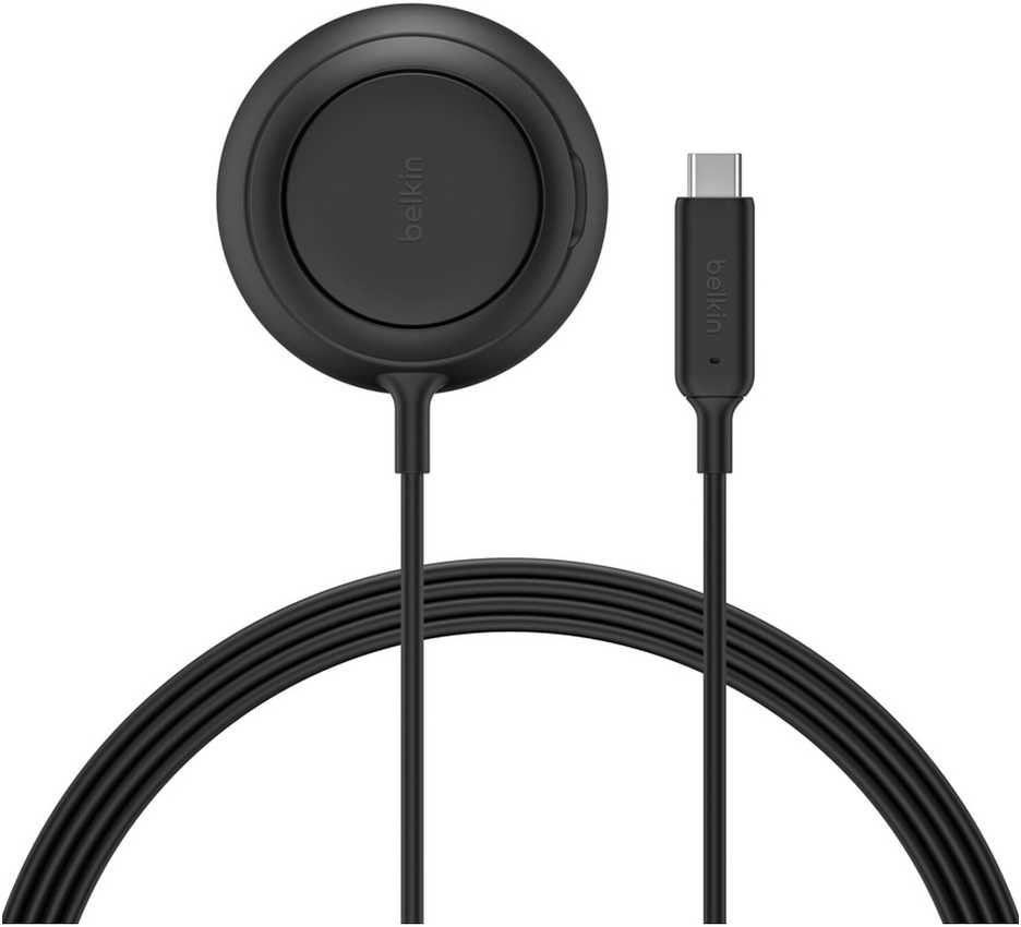 Įkroviklis Belkin UltraCharge Qi2 Bezprzewodowa su podstawką bez zasilacza Juodas (WIA014HQBK)