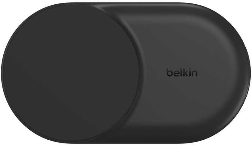 Įkroviklis Belkin Įkroviklis magnetyczna Qi2 25 W, składana 2w1, maitinimo šaltinis 45W, juoda