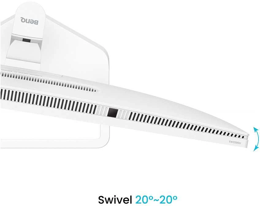 Monitorius BENQ EW2790U 27 colių 4K 95 P3 USB-C 65W USB šakotuvas su LBL+ treVolo SPK nuotolinio valdymo pultu