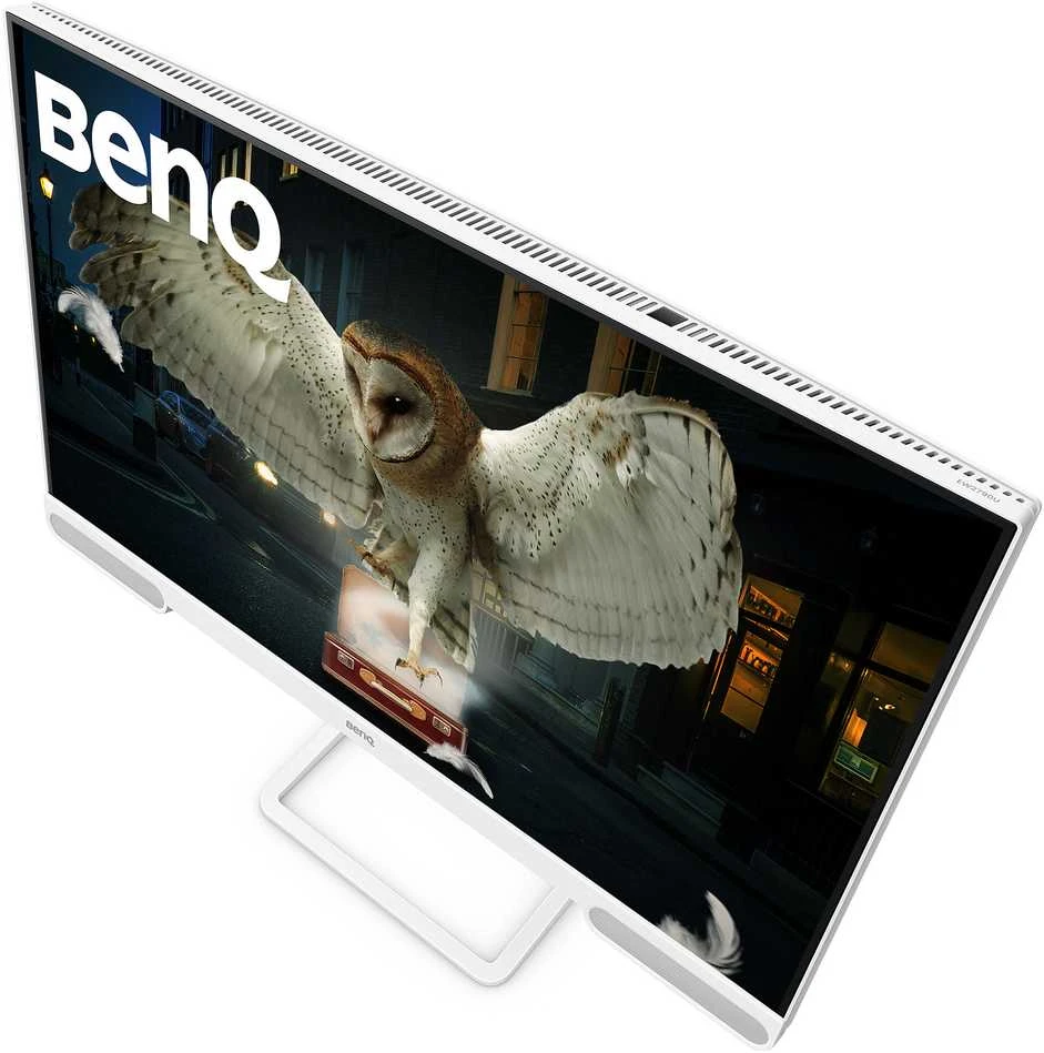 Monitorius BENQ EW2790U 27 colių 4K 95 P3 USB-C 65W USB šakotuvas su LBL+ treVolo SPK nuotolinio valdymo pultu